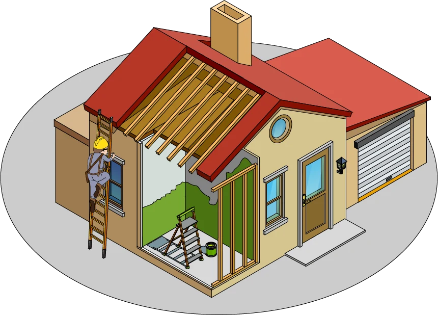 Billy alongside Mold Restoration professionals