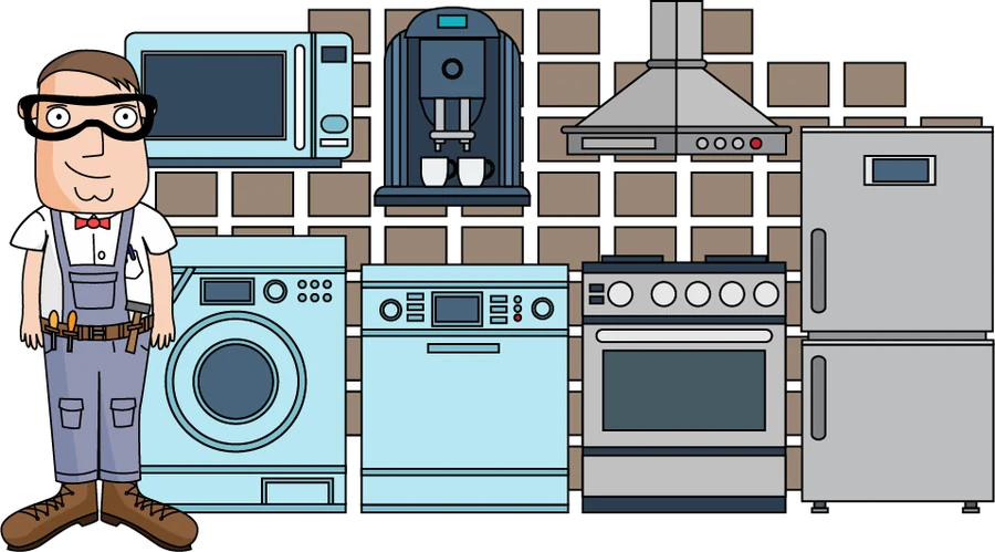 Billy alongside Appliance Services professionals