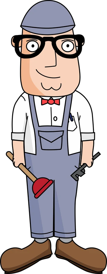 Billy alongside Plumbing professionals